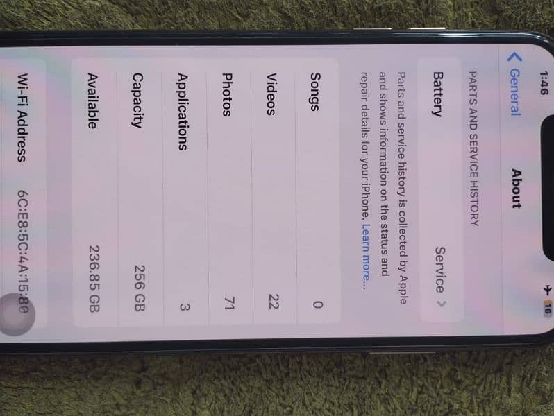 IPHONE XSMAX PTA APPROVED 256GB 4