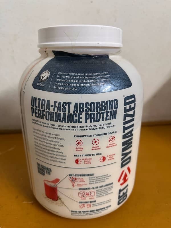 ISO 100 PROTIEN ONLY 3 SCUP USED BEST CONDITION IMPORTED FROM UAE 2