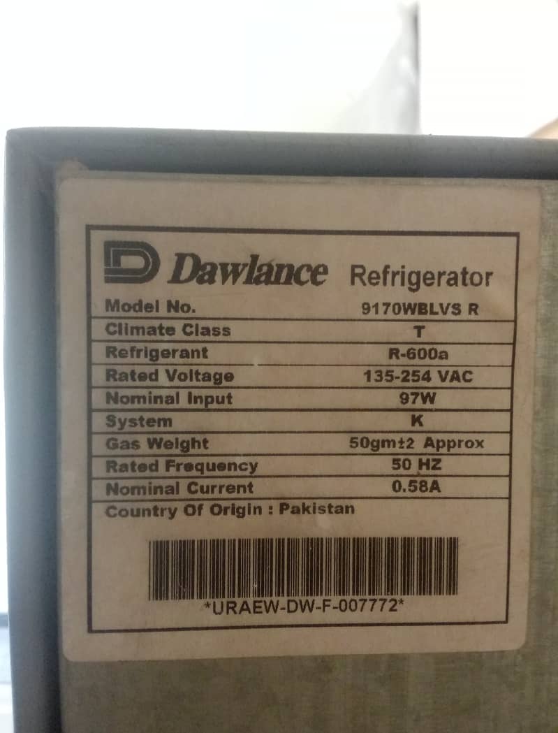 Dawlance Fridge For sale 4