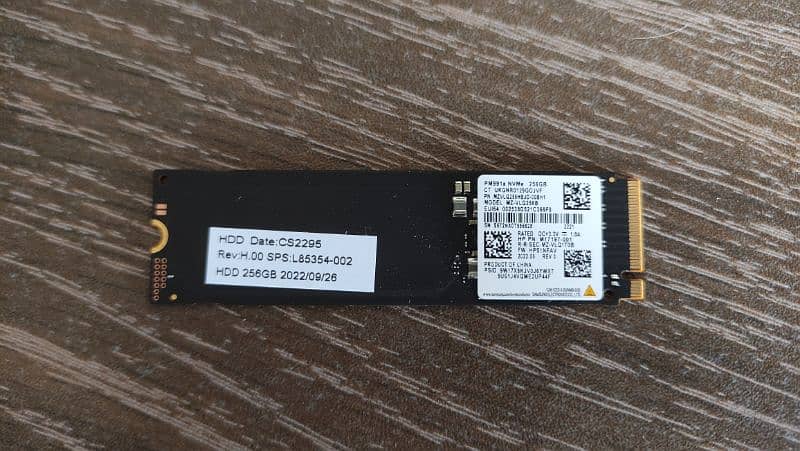 Samsung 256gb Nvme M. 2 SSD 10/10 0