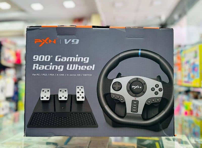 Pxn V9 Racing Wheel With shifter Available at Spiral Games 0