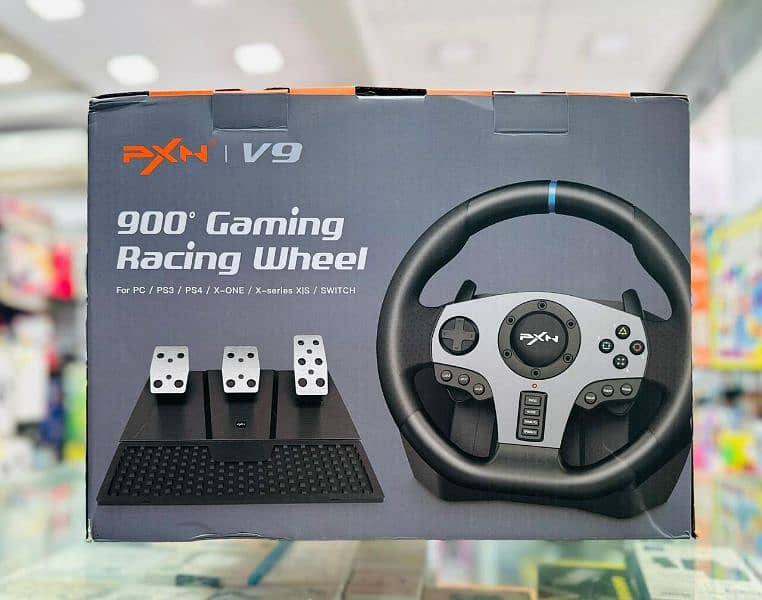 Pxn V9 Racing Wheel With shifter Available at Spiral Games 1