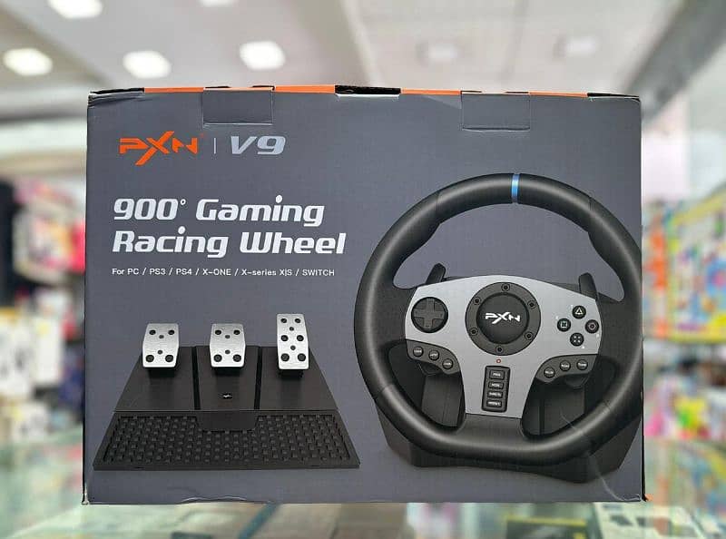 Pxn V9 Racing Wheel With shifter Available at Spiral Games 2