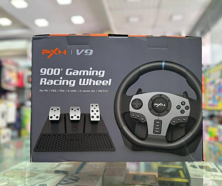 Pxn V9 Racing Wheel With shifter Available at Spiral Games 3