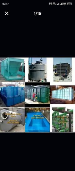 Fiber Coating, FRP, GRP, Water Proof, leakage, Tank Repairing