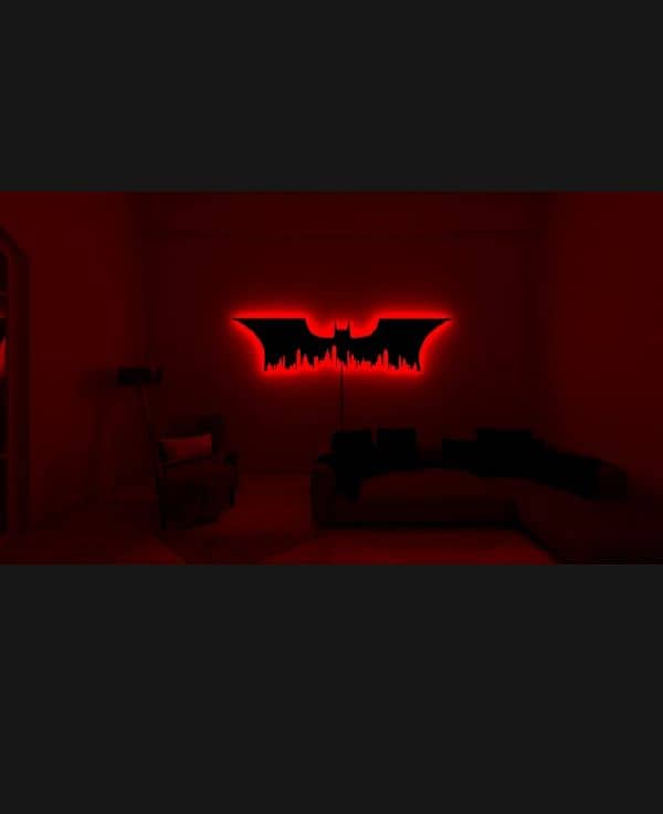 3D Batman Ghotham city led lights 1