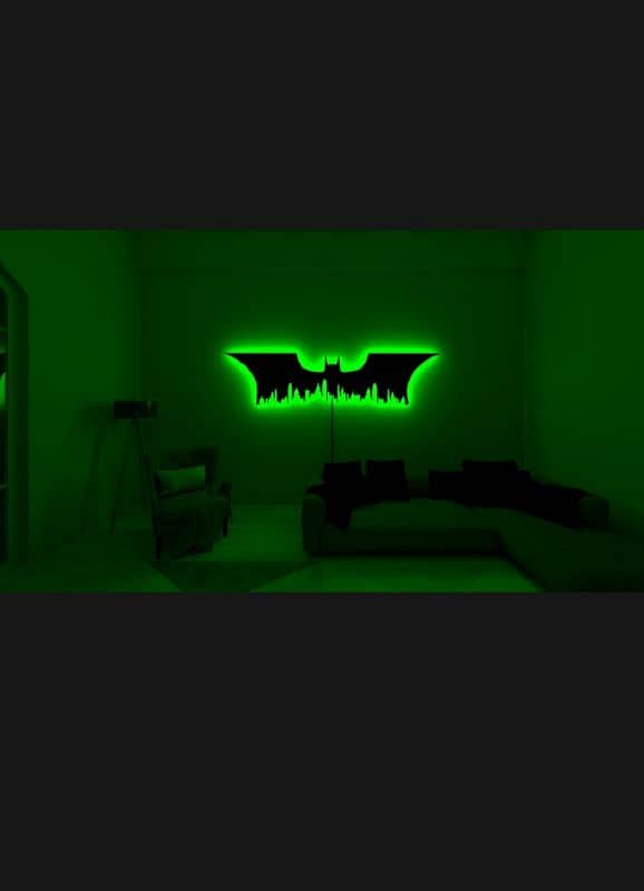 3D Batman Ghotham city led lights 2