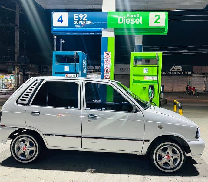 suzuki mehran white colour 4