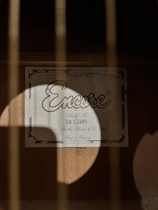 Encore Acoustic Guitar ~ Natural 12