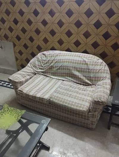 7 Seater - Sofa with covers 1