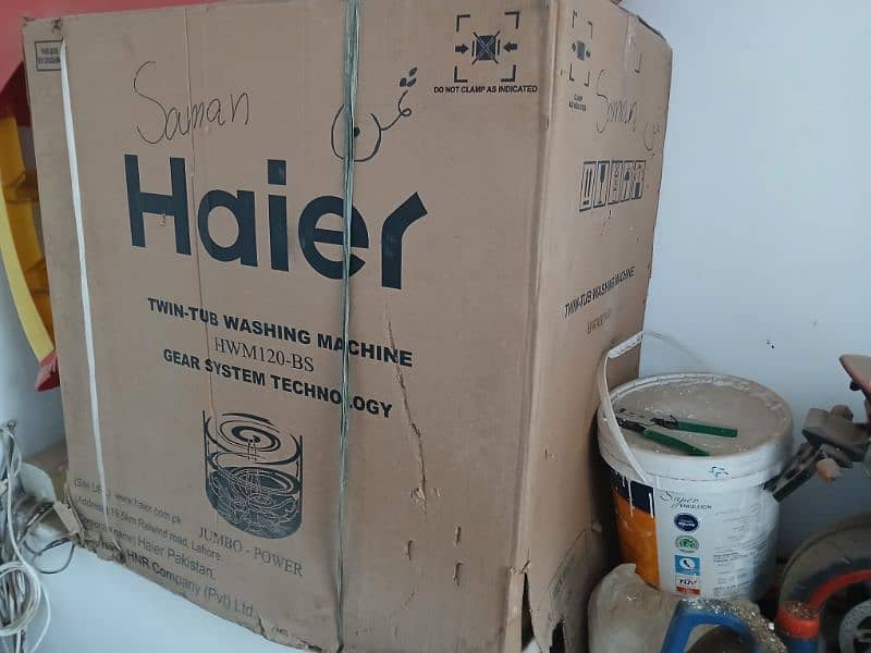 haier fully new full size semi automatic washing machine 2