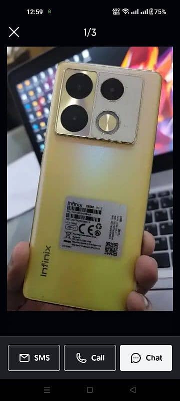 Infinix Note 40 Pro Golden 12+12/256 7