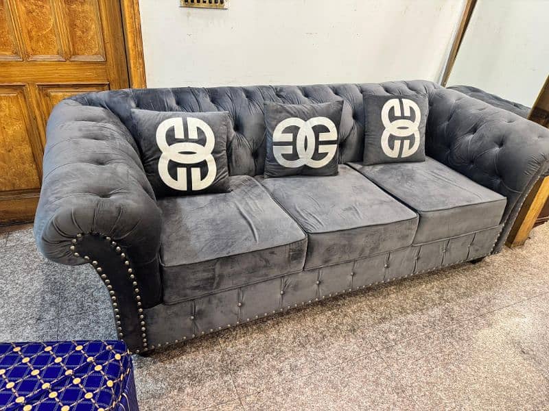 latest design new sofa set six seater 0