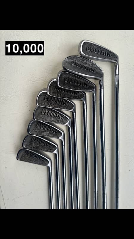 Golf Set Irons Drivers Bags Pitcher Wedge Putter 1