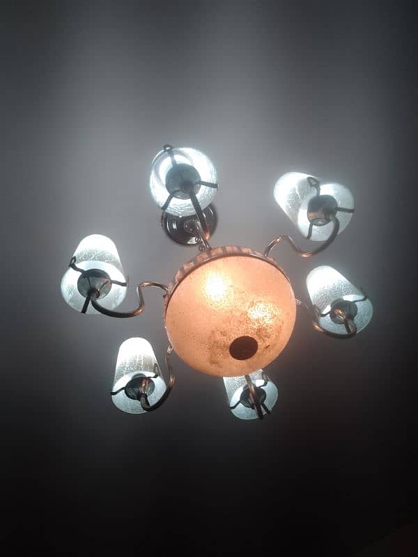 Chendler and wall lights 1