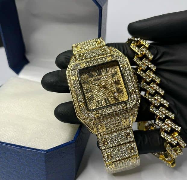 Cartier iced (sasti watches. pk) 2