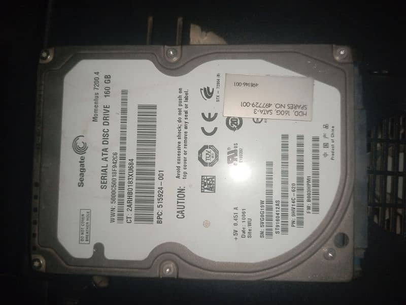 Two HDD (160+120) + 2 Ram(2+2=4GB) 4