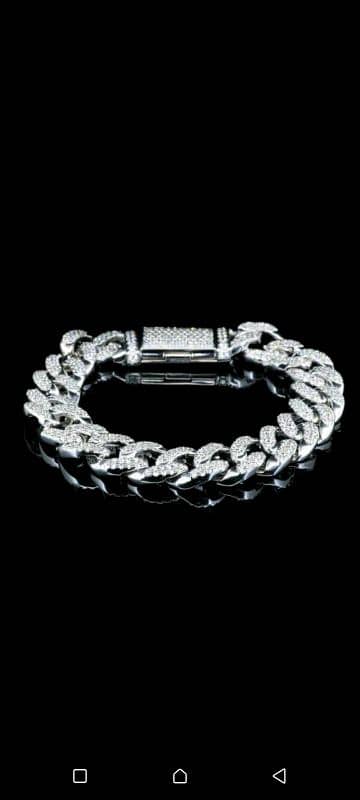 iced cuban bracelet 0