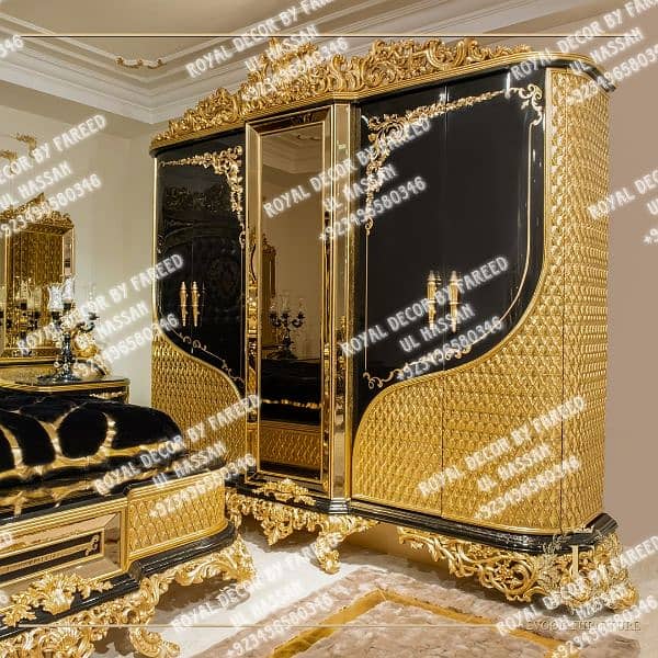 Royal Decor furniture Bedset/sofaset/jhoola available (03-4965-803-46) 2