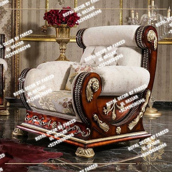 Royal Decor furniture Bedset/sofaset/jhoola available (03-4965-803-46) 14