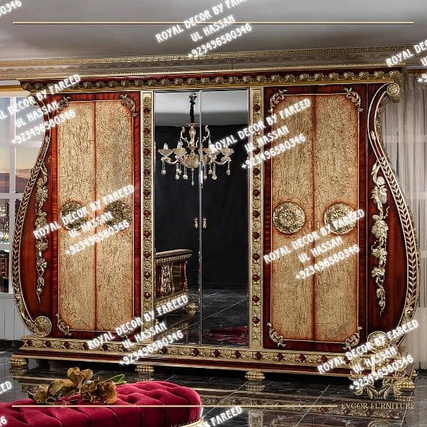 Royal Decor furniture Bedset/sofaset/jhoola available (03-4965-803-46) 16