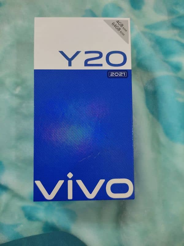 Vivo Y20 4-64 With Box Screech less 7