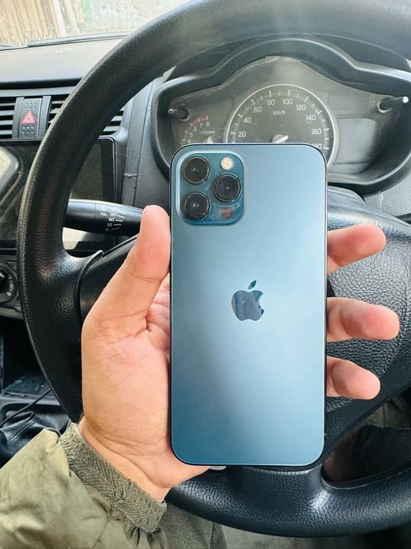 iPhone 12 Pro Max 256Gb Blue Dual Pta Approved 0