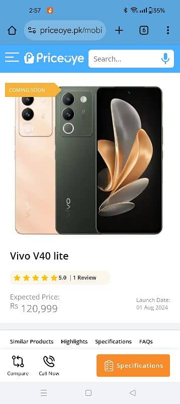 VIvo v40Lite 5G non PTA  12gb 256gb 9