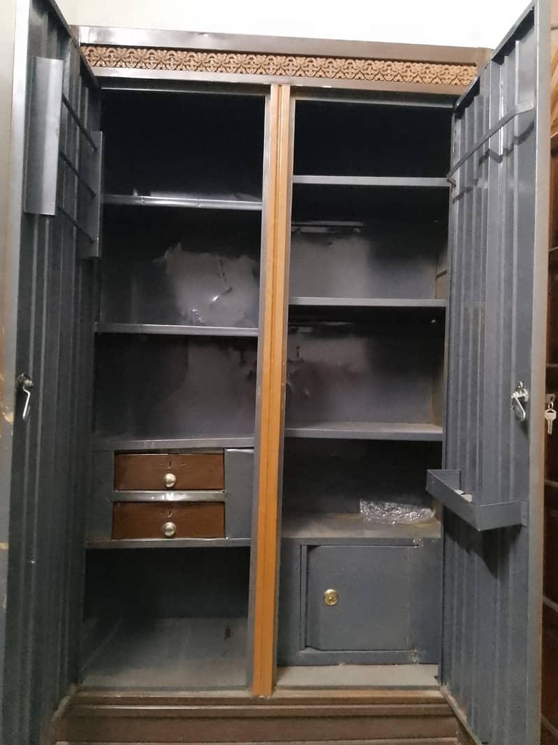 Steel cupboard (ALMARI) of two door with Beautiful color just like new 1