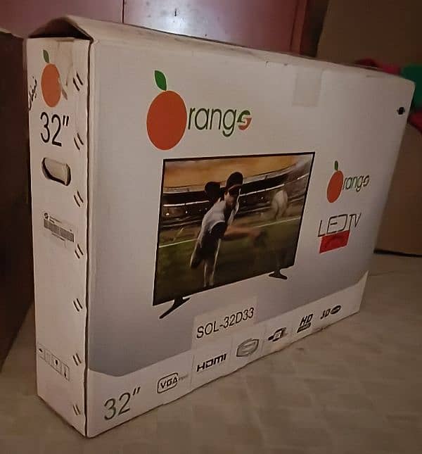 orange led tv 32" all ok sealed hai 3