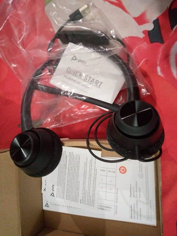 Poly EncorePro 320 Stereo USB-A Headset TAA 3