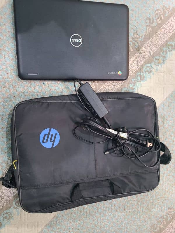 Dell Chromebook laptop  4/16  bag +charger 4