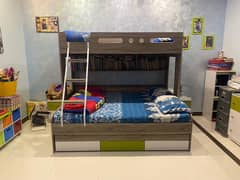 Bunk Kids Bed | Baby Bunk Bed | Kids Furniture | Baby Bed With Matress