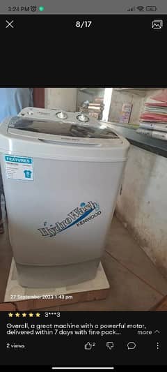 Single tube Washing Machine