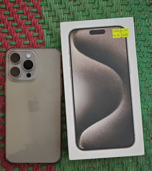 iPhone 15 Pro Max 256GB JV     (Natural Titanium Colour) 17