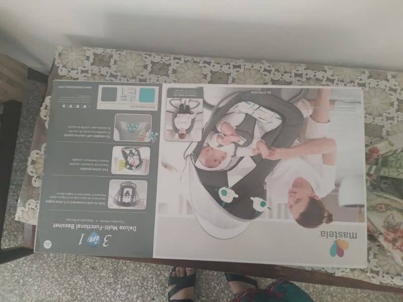 Baby mastella automatic swing with Bluetooth , remote, and music 4