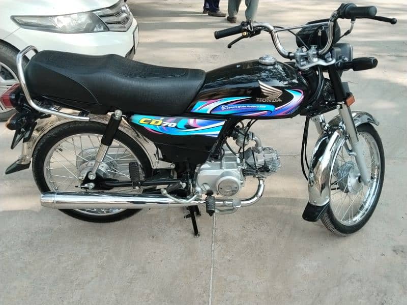 Honda CD 70 2024 new condition 7