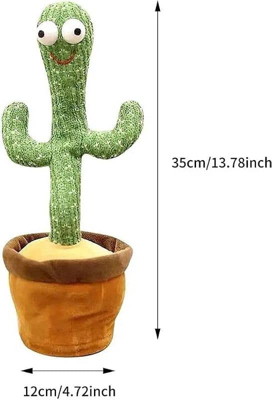 Dancing Cactus Toy Talking Singing Children Electronic Toys Voice 1