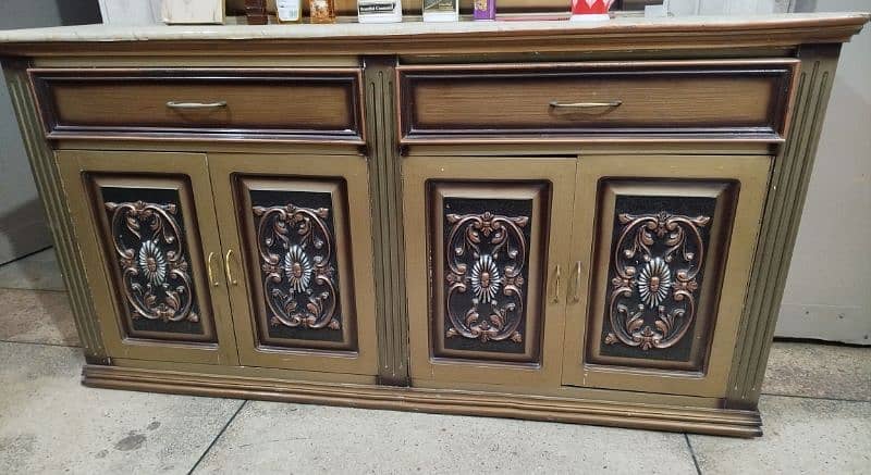 furniture:deco paint bed on pure heavy wood and dressing table 7