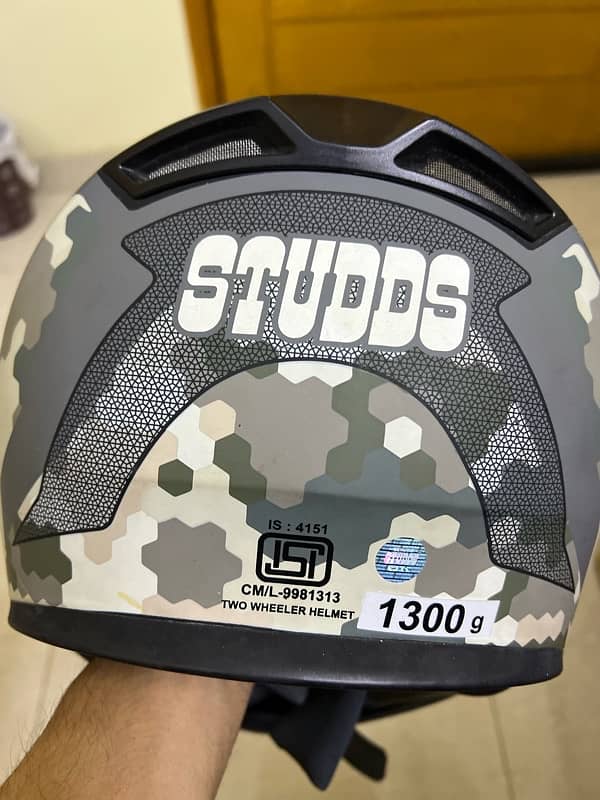 Studds Thunder Military edition certified. 2