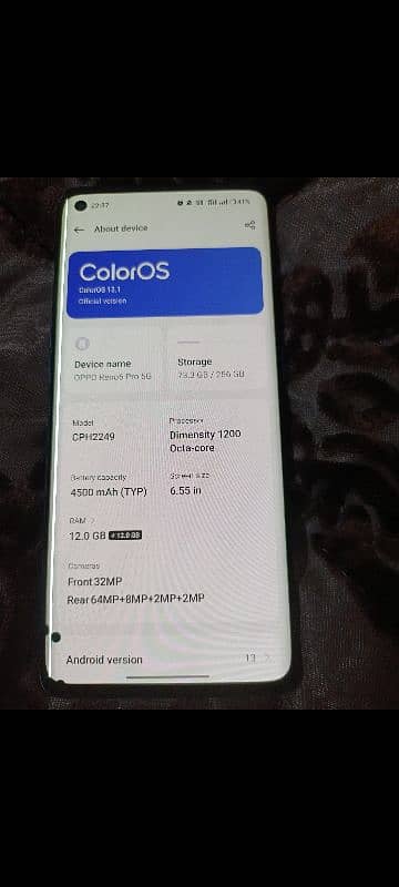 oppo Reno 6 pro 5g see add 0