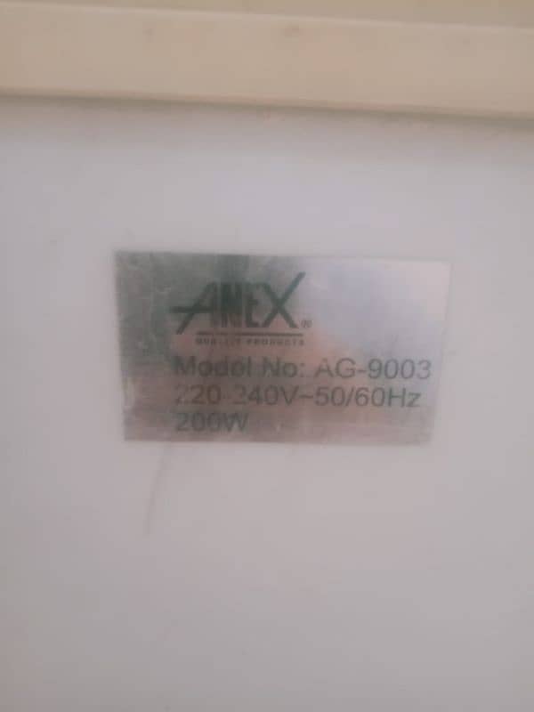 Anex washing machine Model AG 9003 3