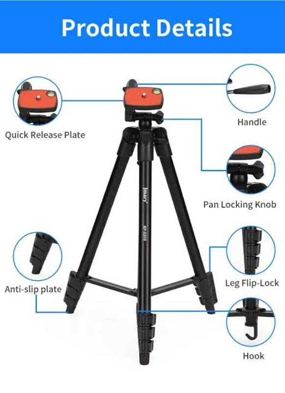 Tripod Stand | Jmary tripod 2205 | Camera Stand | Mobile stand 1