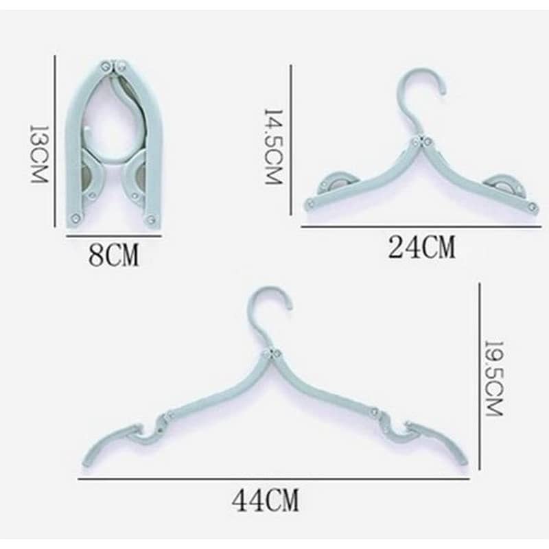 Portable Folding Clothes Hanger (1 Pc) 1