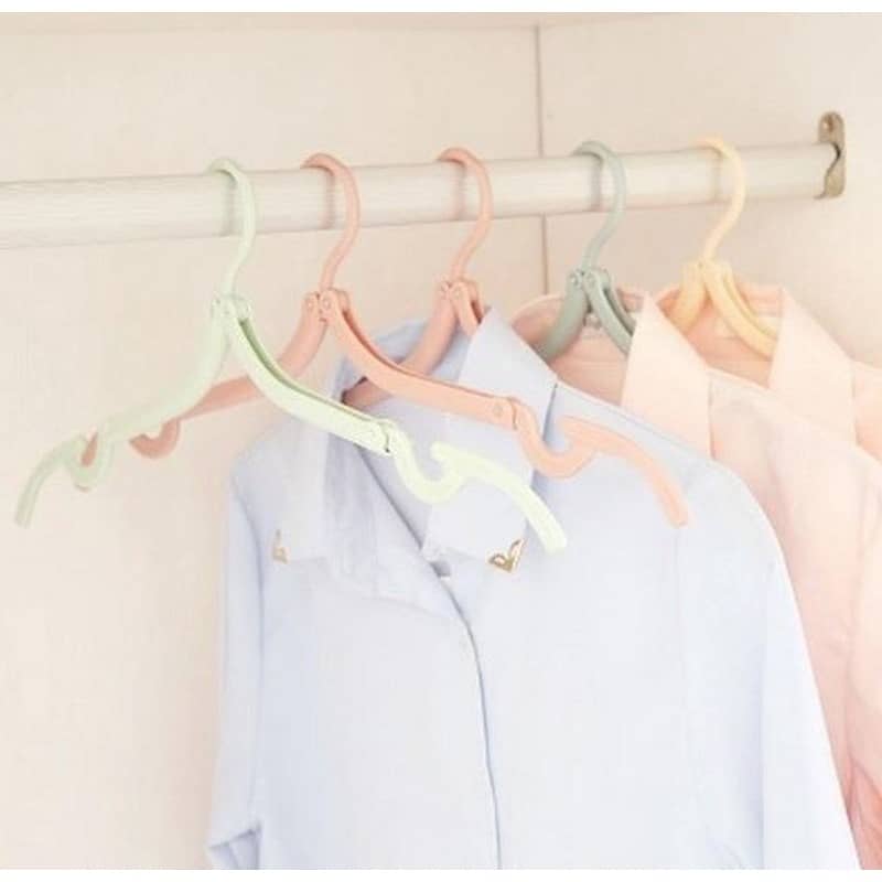 Portable Folding Clothes Hanger (1 Pc) 4