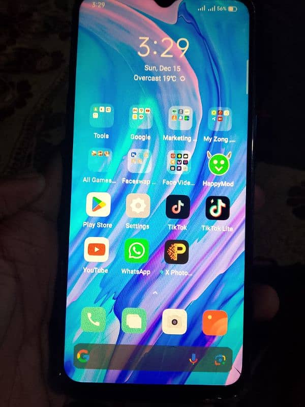 Realme 5 pro with box charger 1