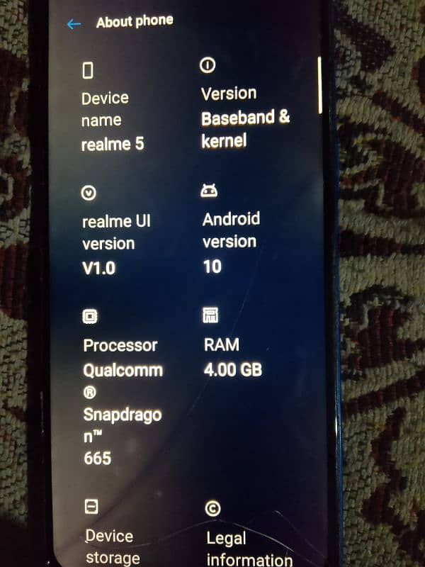 Realme 5 pro with box charger 7