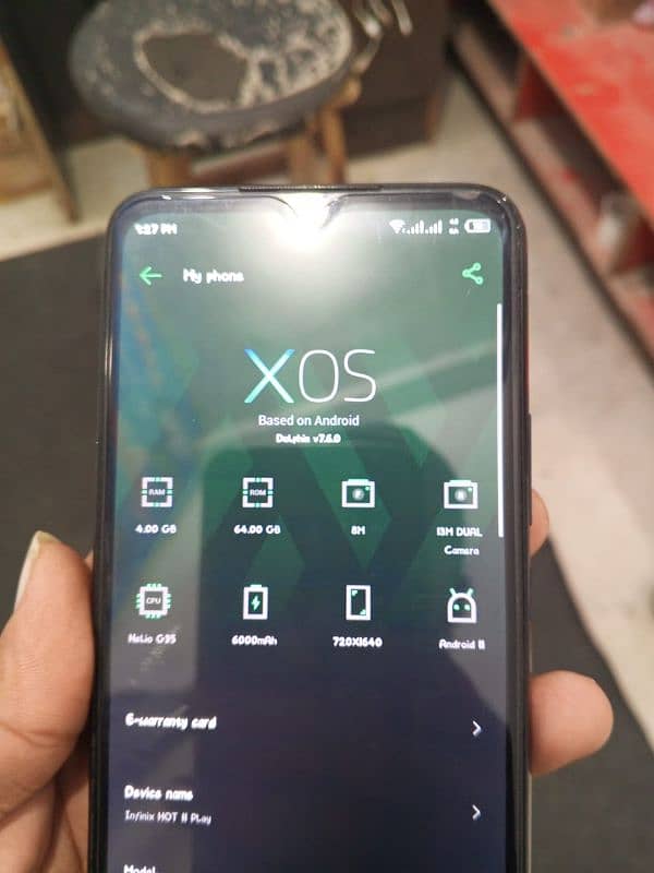 Infinix hote 11 play 4GB 64 GB 3