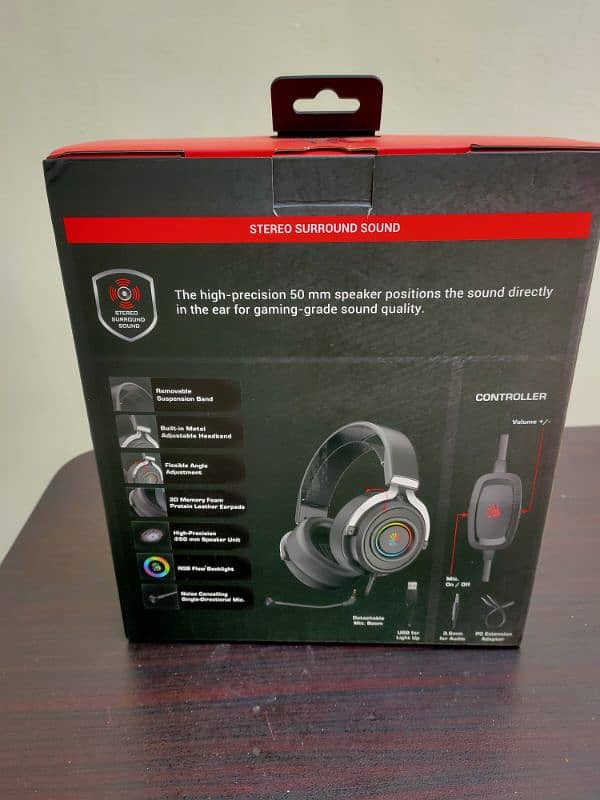 Bloody G535p Stereo Surround Sound RGB Gaming Headphones (Black) 2