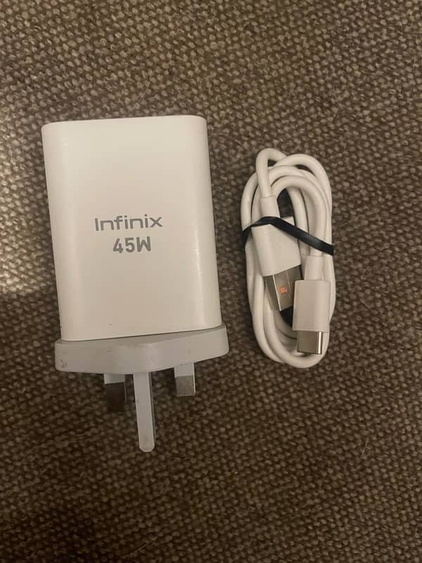 Tecno,infinix ka 100% original 45w box pulled charger hy 5